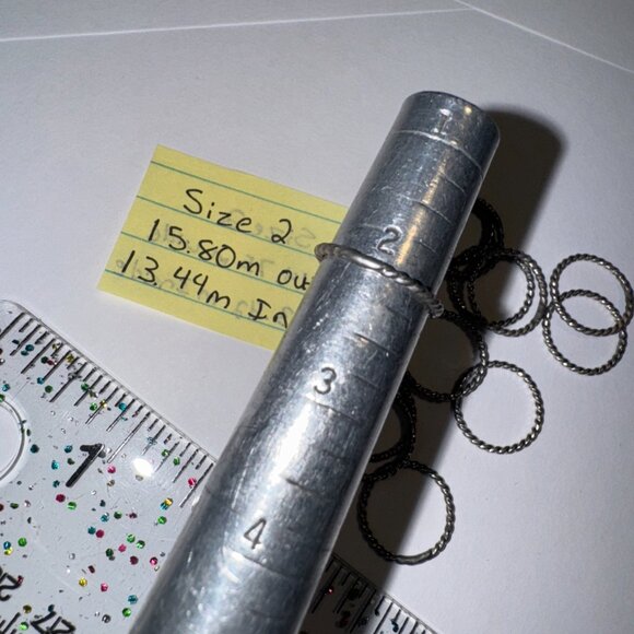 Sterling Silver Twisty Ring, Size 2 - Picture 11 of 15